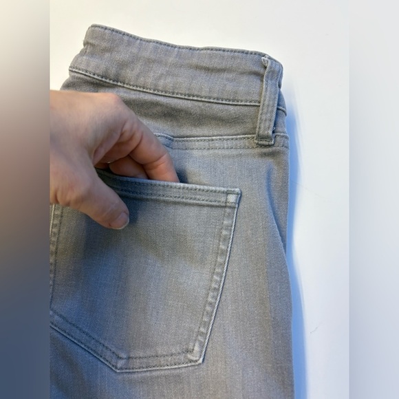 Uniqlo ultra stretch Gray Mid-rise Skinny denim Jeans women's size 25 - Picture 10 of 13